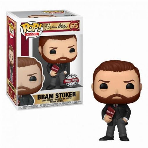 Picture of Funko POP! Exclusive 65 Bram Stoker with Book